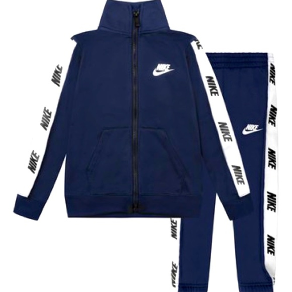 Nike Tricot Tracksuit Navy Blue (Boys)